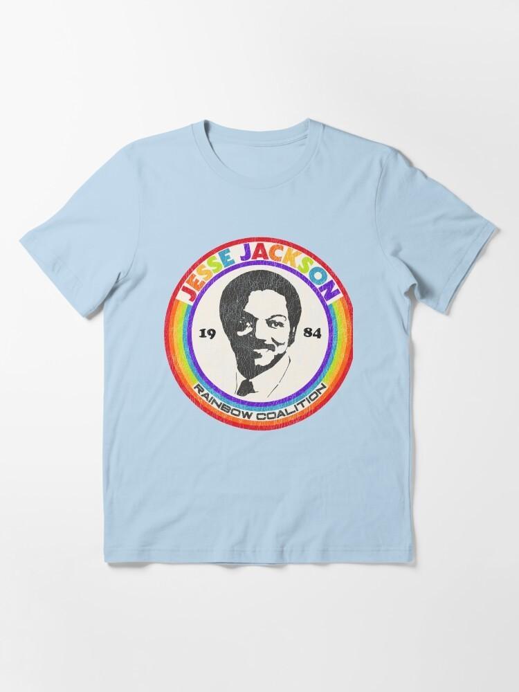 Jesse jackson rainbow coalition 1984 tshirt