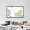 Administrative Map English Map Malaysia Map Canvas Painting Living Room Home Decoration Children School Supplies