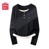 Women's Faux Layered Long Sleeve T-Shirt
