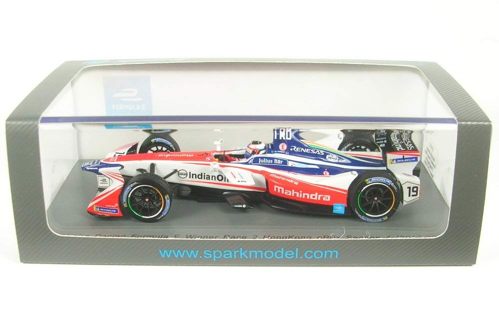 

Spark Mahindra Racing Formula E Season 4 Hong Kong ePrix Winner Rosenqvist 1/43 2017-2018 Rd.2 #19 F.