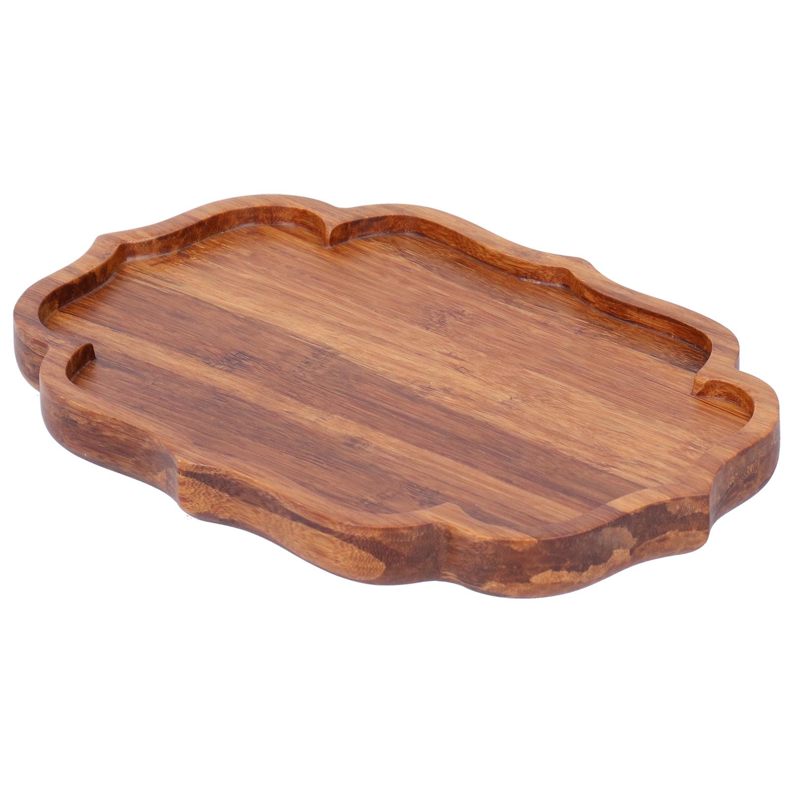 Bamboo T Tray Tboard Serving Plate Japanese   Tableware W/  Pad