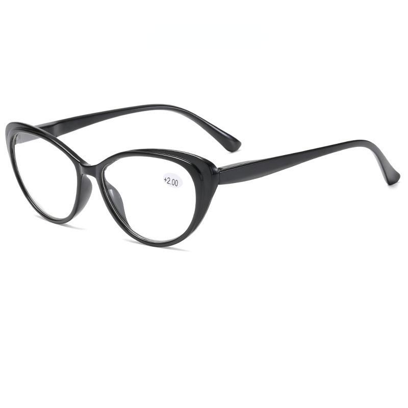 

Fashion Cat Eye Glasses Women Reading Glasses Men Hyperopia Computer Reading Glasses Blue Light Readers Diopter +1.0~+4.0 +4.0