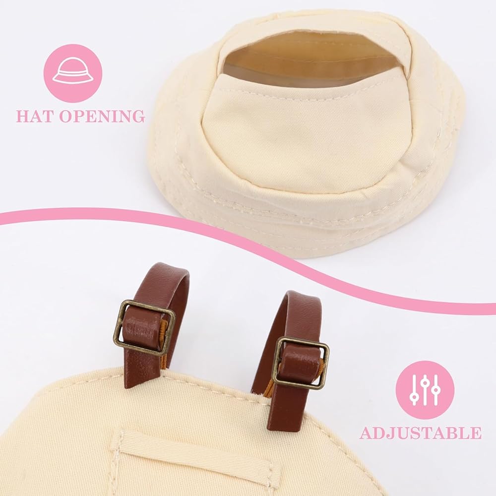 Cimoon Doll Clothes 15cm/17cm Cute Costume Outfit Accessories for Plush Toys and Dolls