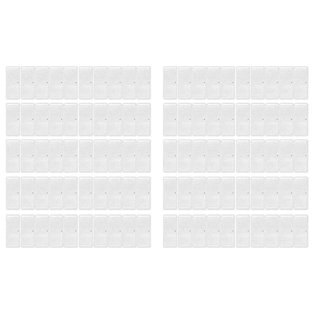 100 Pcs UHF RFID Tags 860?960MHz Km4q Chip Adhesive Inlay Label Support ISO 18000?6C EPC Class1