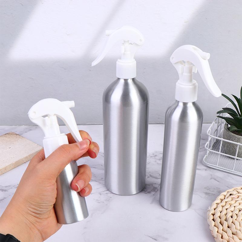 1Pcs 30-500Ml Aluminum Bottle Empty Spray Bottles Pump Sprayer Fine Mist Spray Refillable Bottles Water Spray Bottle Sprinkler