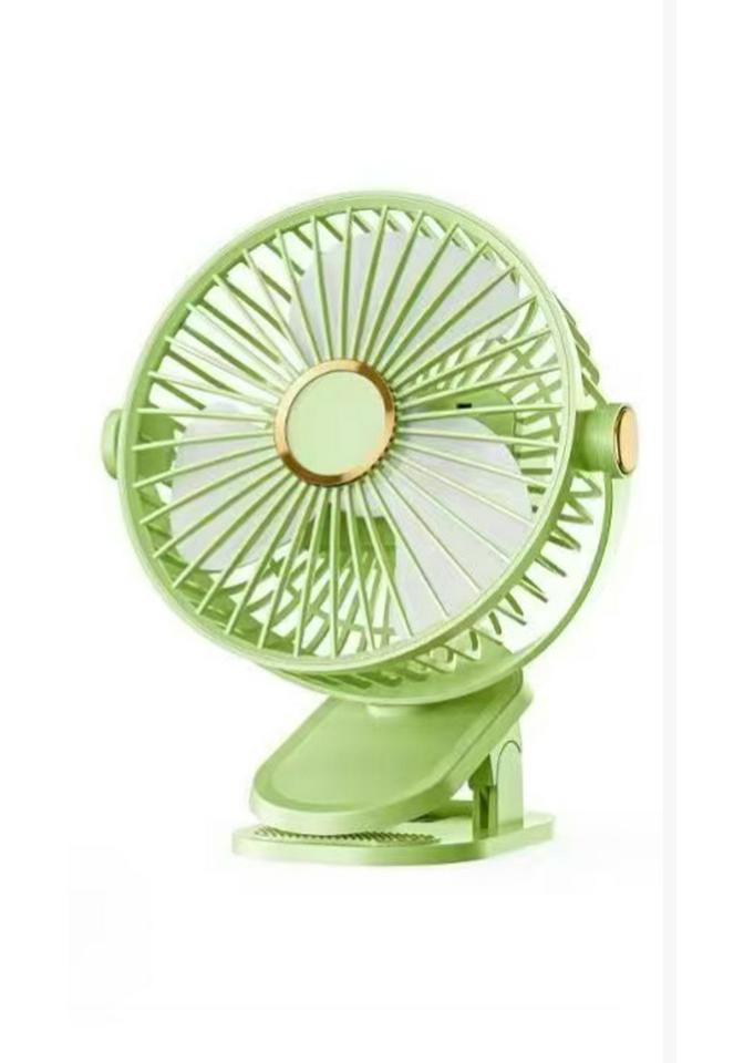 Mini Silent Rechargeable Clip-On Fan: Portable for Office, Bed, Dorm, or Stroller Rechargeable Version