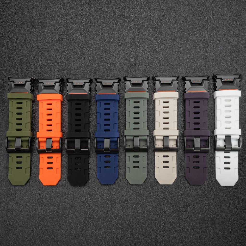 Soft Silicone Loop Strap for Samsung Galaxy Watch Ultra 47mm Luxury Men Sports Band Galaxy Ultra 2025 No Gap Curved End Bracelet