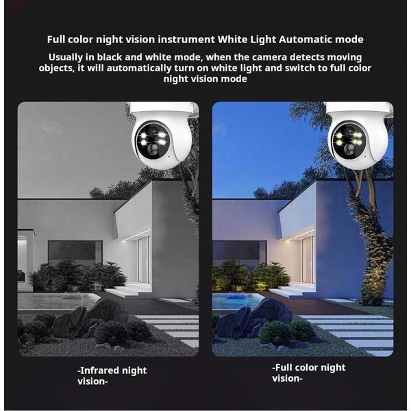 2.5K 4MP WiFi Solar Outdoor Home Human Detection PTZ IP Camera Smart Security Protection CCTV Video Cam