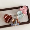 Sweet Acetic Acid Hair Claw Korean Style Mini Hair Crab Clip Fashion French Shark Clip  Daily