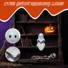 Halloween LED Night Light 3D Cute Ghost Cozy Reading Lamp Halloween Gifts for Kids Decoration for Home Fireplace Holiday