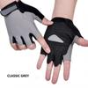 Guanti da Fitness Traspiranti Palmo in Silicone Dorso Vuoto Guanti da Palestra Allenamento Pesi Manubri Guanti Sportivi Accessori per Bici