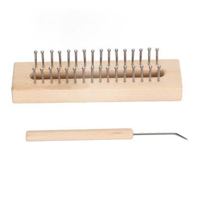 Telaio per maglieria in legno con gancio per telaio Set di telai per maglieria in legno per sciarpa, calzino, cappello, scialle, arazzo fai da te