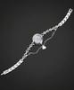Pogseubagenwachi Swarovski Stone Layered Bracelet Watch