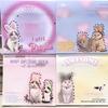 50sheet Cute Cat Memo Pad Amercian Style Lovely Kitten Sticky Note 8*8cm Kawaii Stationery Scrapbook Decorative Paper Student