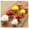 8pcs Heart-Shaped Toilet Flush Buttons with Nail Protectors - Easy Push Tank Switch, Bathroom Accessories, Home Decoration
