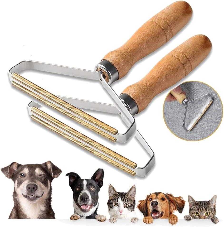 Pet Hair Remover Brush For Dog Cat Grooming, Reusable Pet Fur Removal Tool For Furniture Couch Carpet Clothes
