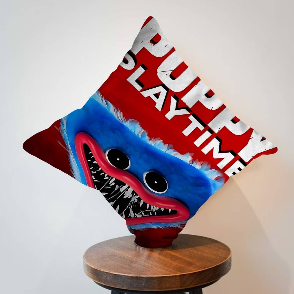 Anime P-Poppy P-Play T-Time Pillow Cushion Cover Pillowcase Living Room Sofa Home Decor