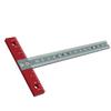T Square Ruler Aluminium Alloy Metal Woodworking Drawing Crafting Drafting Tool with Scale for Archi