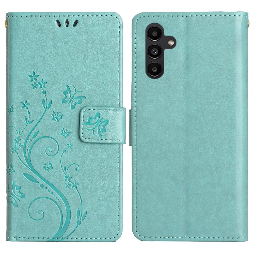 For Samsung Galaxy S25 Case PU Leather Phone Wallet Cover with Strap