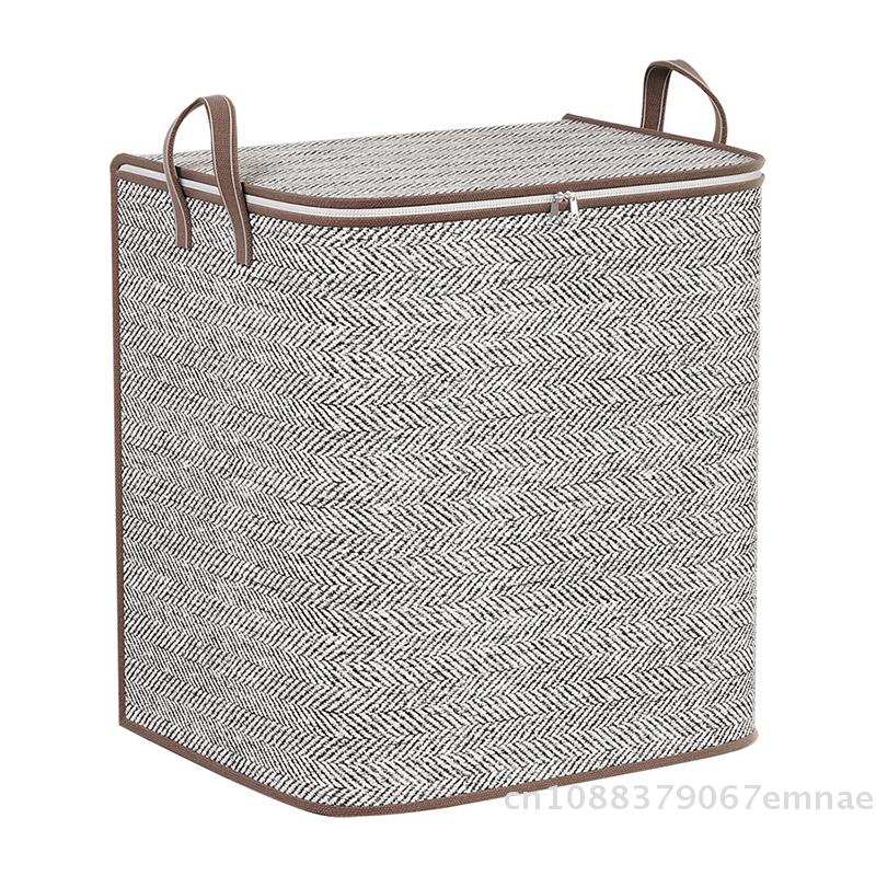 Große Kleideraufbewahrungsbox mit Deckel Großer Wäschekorb Organizer Tasche Für Baby Faltbar