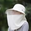 1Pcs Unisex Sun Hat with Face Neck Cover Summer 360° Full Protection UV Resistant Mosquito Net Hat for Gardening Hiking Fishing