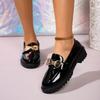 Women's Bow Single Shoes New Round Toe Deep Mouth Platform Soft Slip Non-slip Low Top Shoes