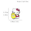 Hello Kitty Retro Cute Cartoon Badge Brooch - Sanrio Pin with Bag Packaging