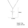 Cazador Jesus Kreuz Hohl Anhänger Halsketten für Damen Herren Christliches Choker Großhandel Edelstahl Schmuck Geburtstagsgeschenke