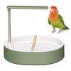 Automatic Bird Bath Fountain with Circulating Shower System Parrot Bath Shower for Parakeets Lovebirds Cockatiels & Macaws