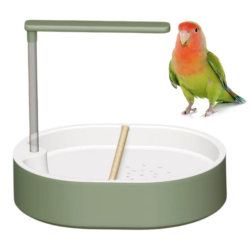 Automatic Bird Bath Fountain with Circulating Shower System Parrot Bath Shower for Parakeets Lovebirds Cockatiels & Macaws