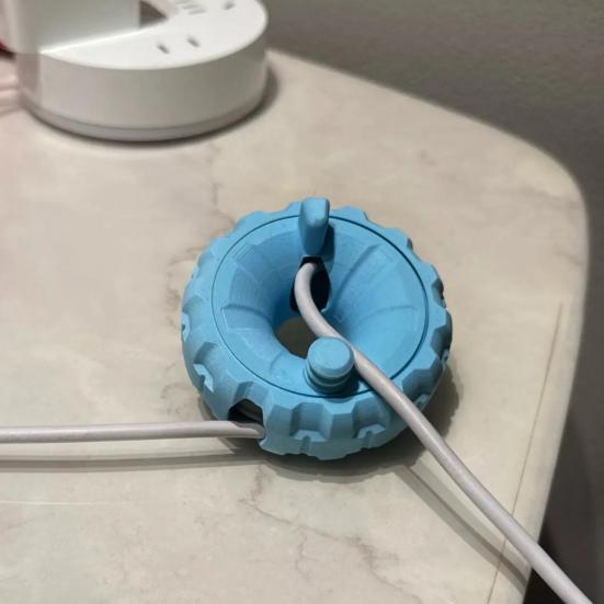 Halka Şeklinde Kablo Düzenleyici Kulaklık ve Şarj Kablosu Sarıcı Taşınabilir Kablo Yönetimi Ev Ofis Seyahat İçin