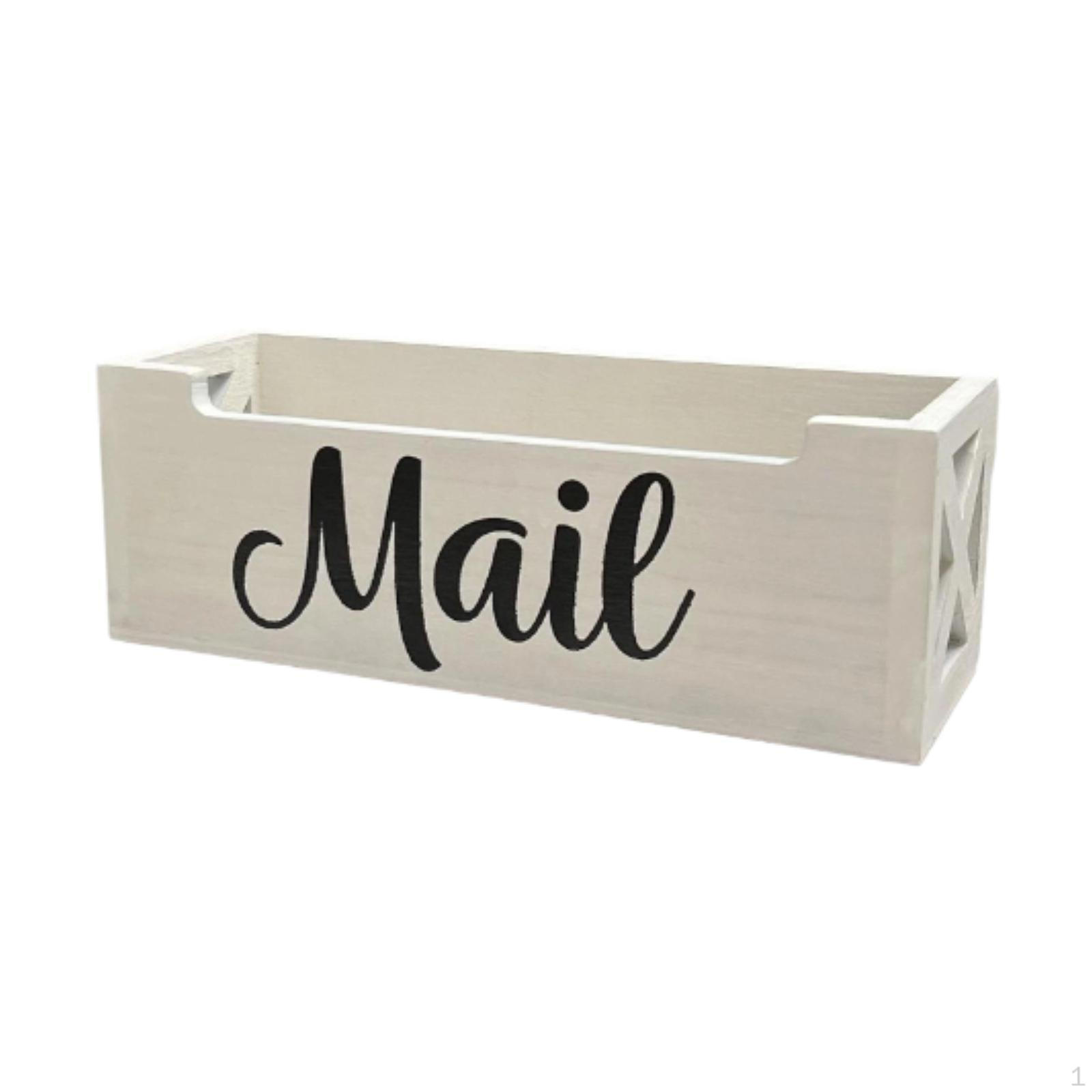 

Mail Organizer,Mailbox Letter Organizer,Letter Holder Holder,Countertop Storage Box for Table