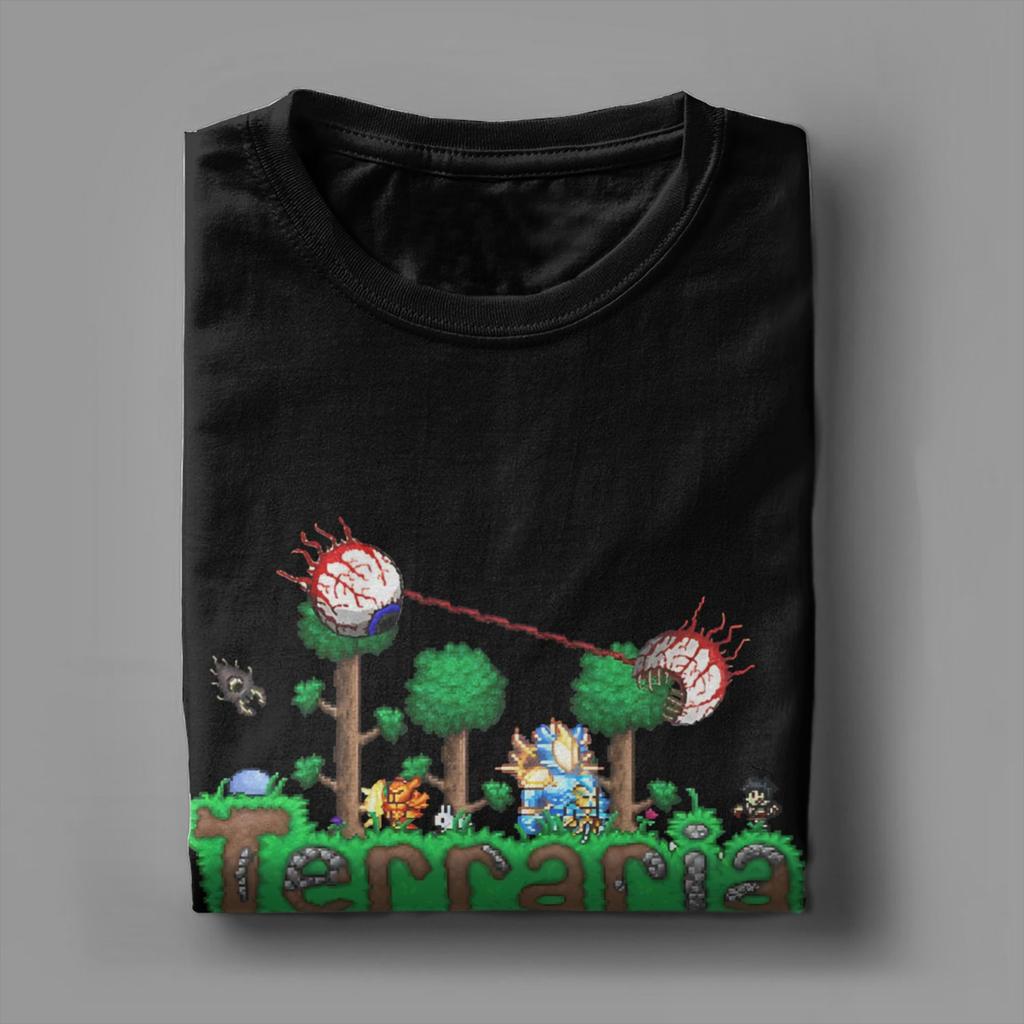 Terraria Game New Arrival T Shirt for Men Women Pure Cotton Tee Shirt Clothes