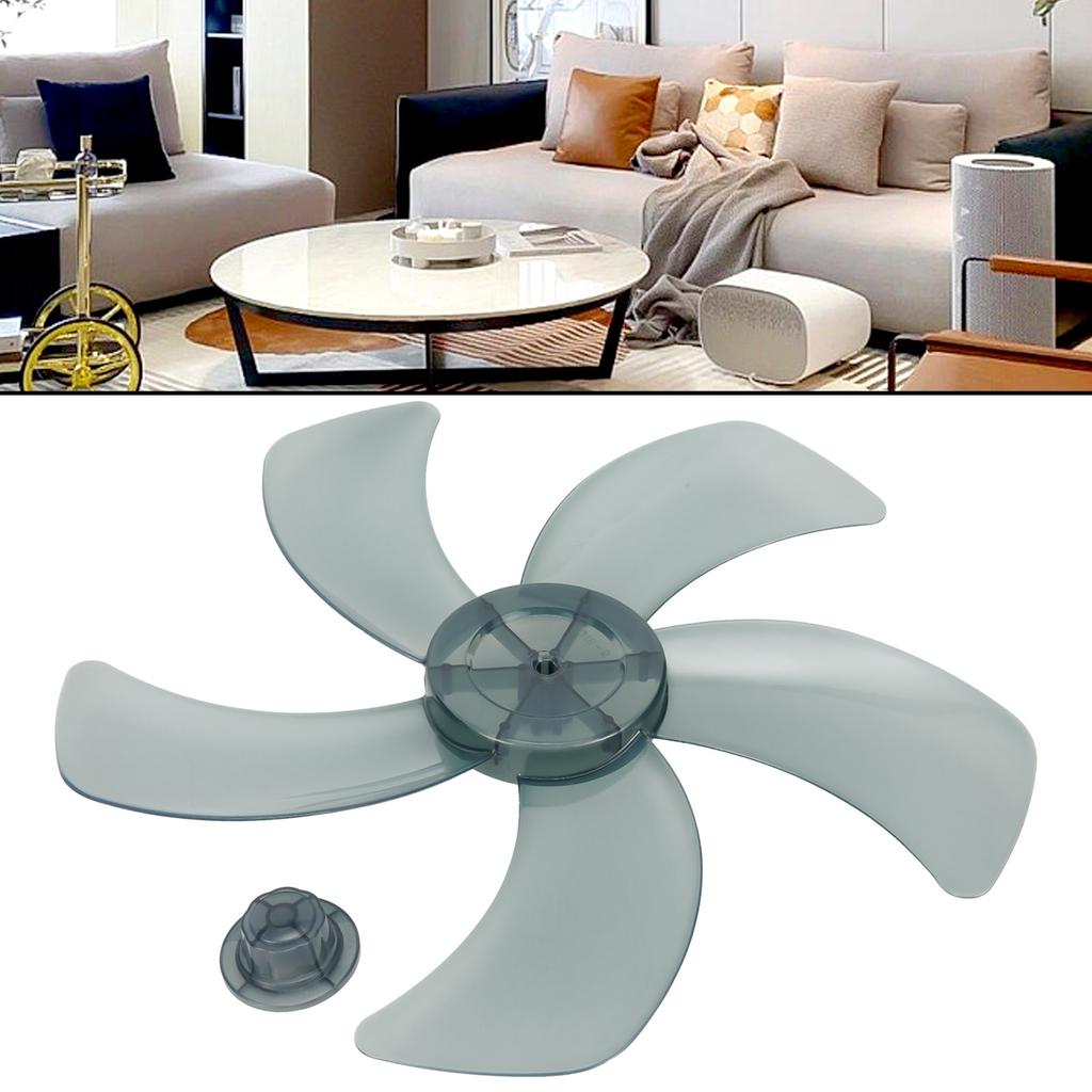 Haushalt Für Standventilator Ersatzflügel 16 Zoll Kunststoff mit Mutterabdeckung Fünf-Flügel-Design für gleichmäßigen Luftstrom