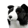 lilizzhoumax Border Collie Stuffed Realistic Dog Plush Super Soft Plush Toy for Home Decor 11 Medium Animal, Toy, Girls, Kids, (Black & White, Inch),