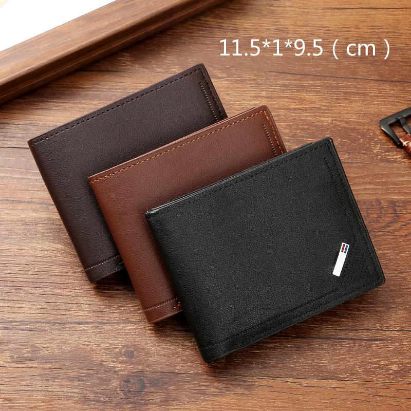 New Men's Fashion Slim Wallet: Multi-Card Slots, Large Capacity, Soft Leather