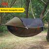 2026 Traveler  Hammock Bottom Mosquito Cover Outdoor Hammock Detachable Mosquito Net Camping Hammock Quick Opening Mosquito Net