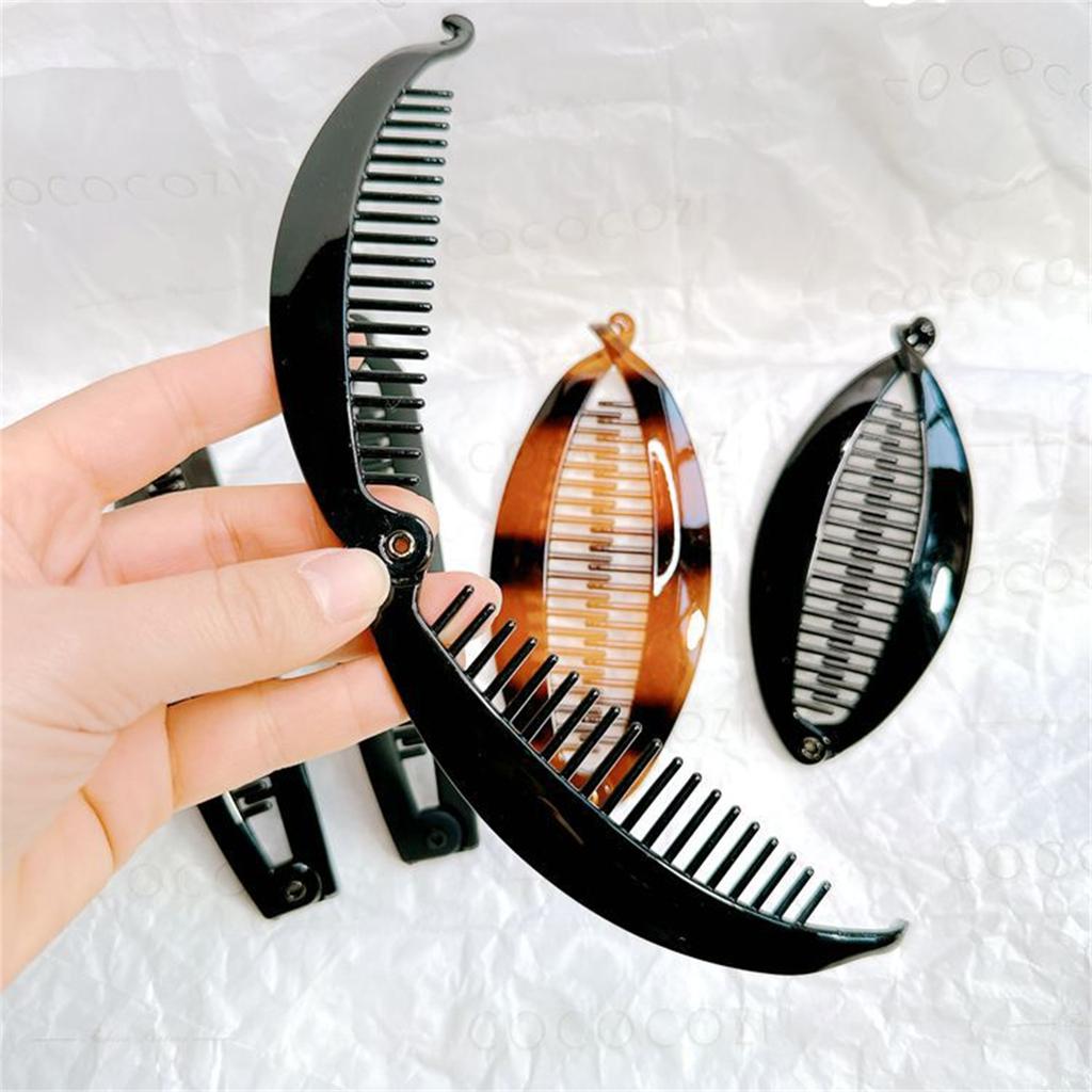 Large Banana Clip Hair Claw Comfortable Hairpieces Party Hair Accessories for Volumizing Updos Fashionable Hairdos