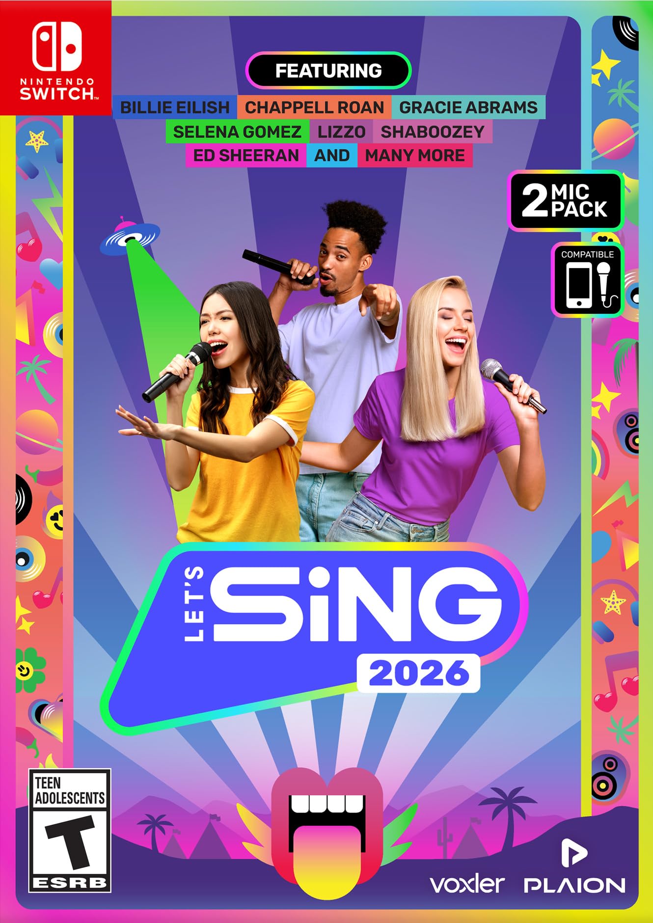 

Lets Sing 2026 2 Mics North Switch + (Import version America) –