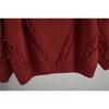 Loose Knitted V-neck Lazy Fringed Sweater Women's 2025 Autumn New Fashion Foreign Style Inner Top