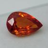 8.20 Ct Natural Ceylon SAPPHIRE Pear Shape Orange Color CERTIFIED Loose Gemstone