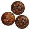 Emotional Support Coin Inspirational Monkey Challenge Pocket Coin Double?Sided Collectible Token for Friends Family Motivation Keepsake