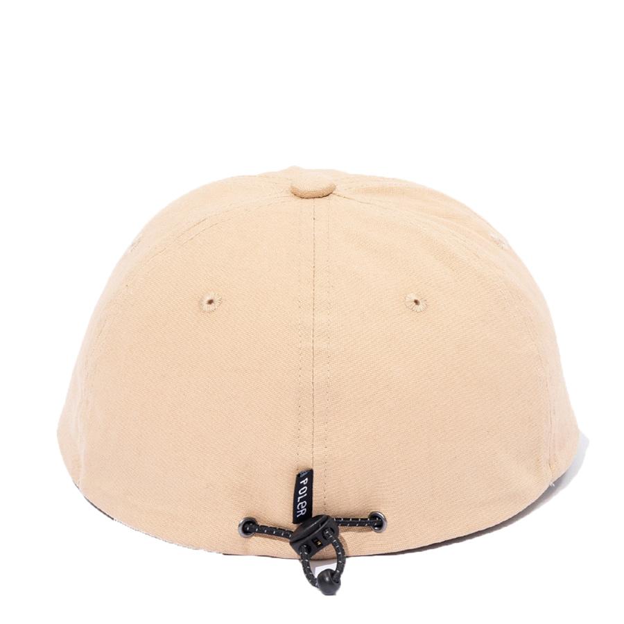 POLERSTUFF Camp Vibes Drawcord Cap Beige
