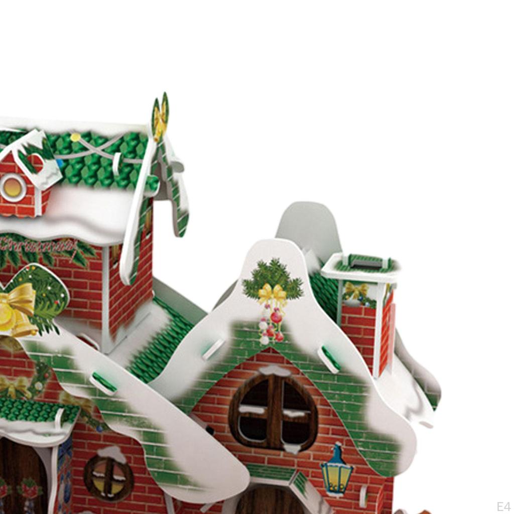 Model de Casă de păpuși Puzzle de Crăciun pentru adulți Copii Băieți Decorare acasă