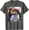 Donald Trump 2024 Cat Lives Matter Funny Cat Quotes Unisex T-Shirt