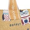 [Kusuguru Japan] Women's Cat Tote Bag, Mustard