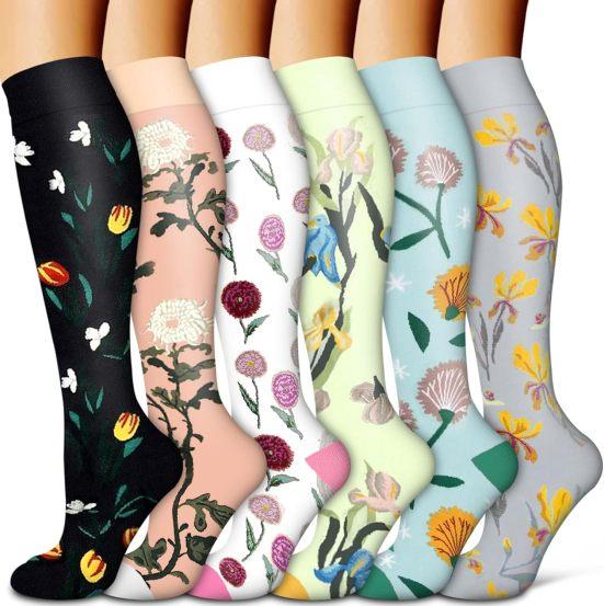 6Pairs Compression Socks for Women and Men - Best for Circulation, Running, Athletic, Recover, Nurse, Travel