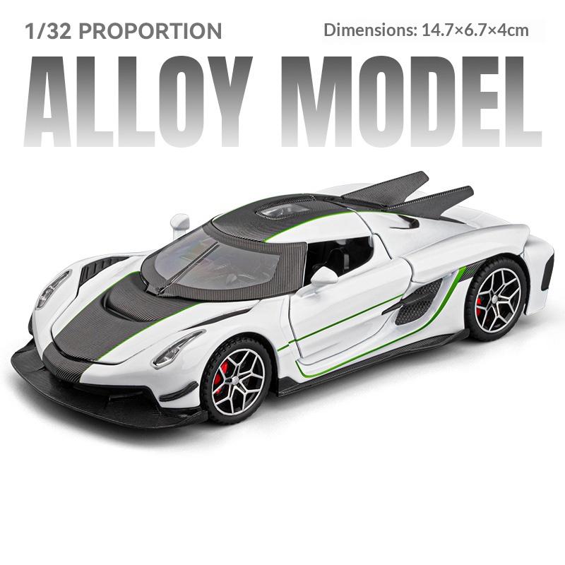 1:32 Koenigsegg jesko car model children s alloy sports car toy car collection ornaments boy gift