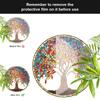 Acrylic Multicolor Tree of Life Suncatcher, Stained Glass Effect Window Hanging Ornament for Nature & Tree Lover Gifts