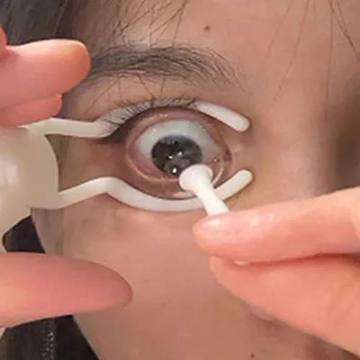 Cuidado com os Olhos Inseridor Removedor de Lentes de Contato Pinça de Plástico Macia com Ponta Haste de Suporte Pálpebras Ferramentas Auxiliares de Colocação Acessório para Lentes
